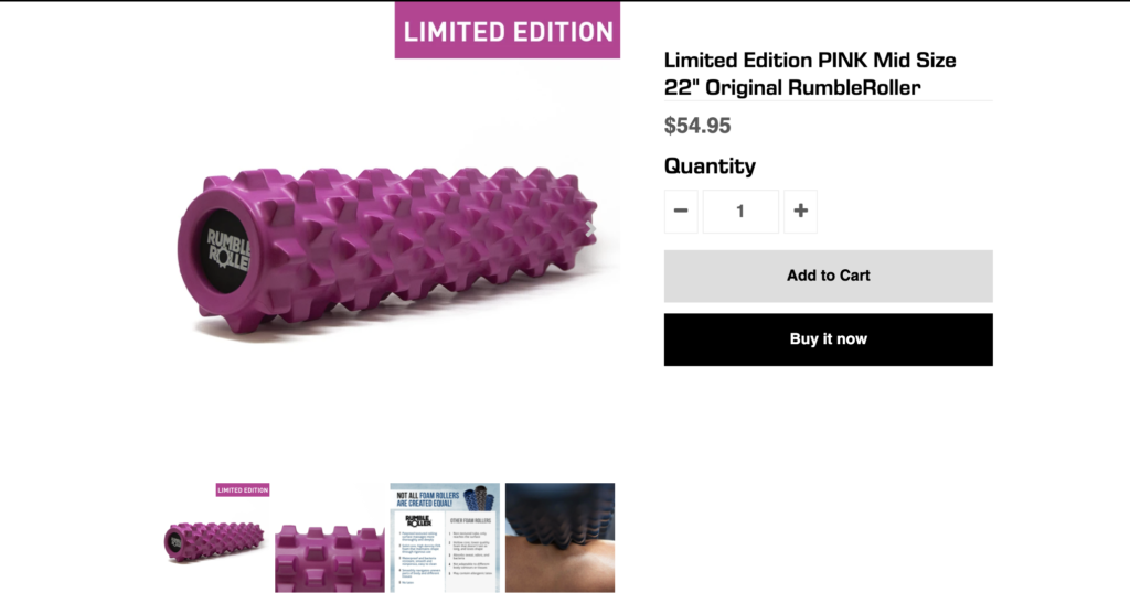 ランブルローラーピンクの商品画面